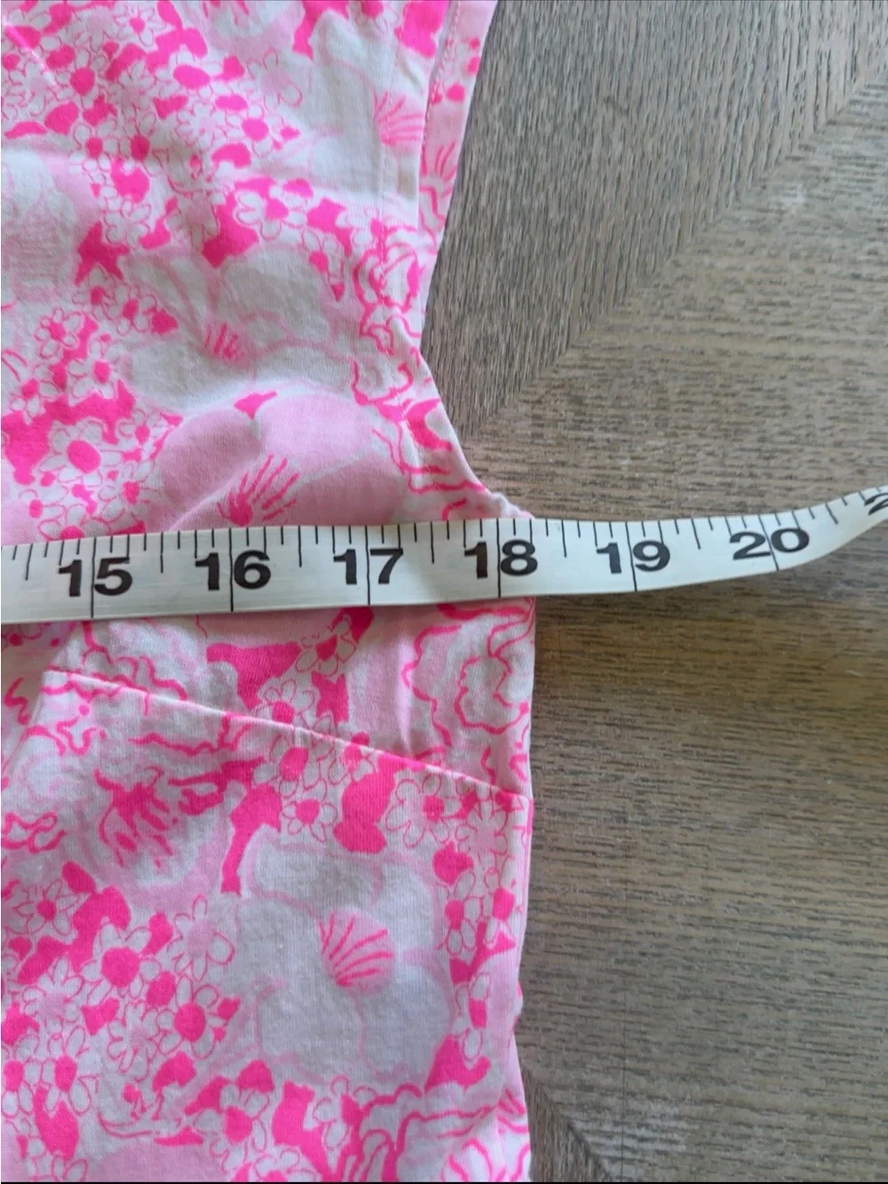 Lilly Pulitzer Pink Floral Sleeveless Tiered Dress
